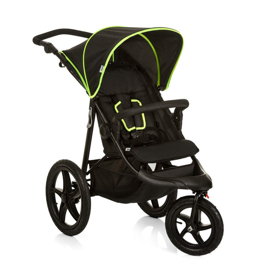 hauck Runner Dreirad Buggy 0–22 kg, Black/Neon Yellow
