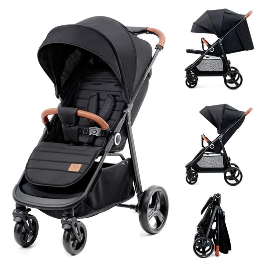 Kinderkraft GRANDE PLUS Buggy 0–22 kg, Schwarz